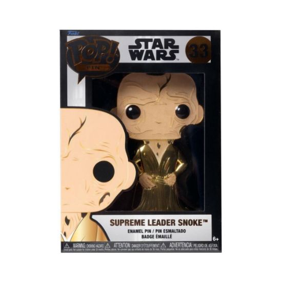 Picture of Funko Pop! Pin: Disney Star Wars - Supreme Leader Snoke #33 Large Enamel Pin