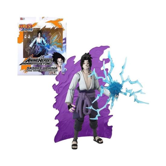 Picture of Bandai Anime Heroes: Beyond Naruto Series - Uchiha Sasuke Action Figure (37712)