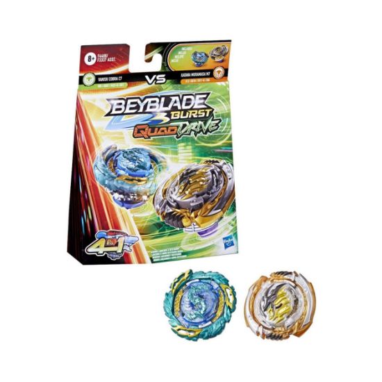 Picture of Hasbro Beyblade Burst: Quad Drive 4 in 1 - Vanish Cobra C7 VS Katana Muramasa M7 (F4488)