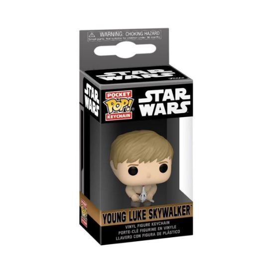 Picture of Funko Pocket Pop!: Disney Star Wars Obi-Wan Kenobi - Young Luke Skywalker Bobble-Head Vinyl Figure Keychain
