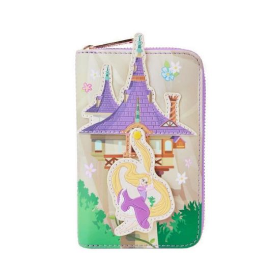 Picture of Loungefly Disney: Tangled - Rapunzel Swinging From Tower Zip Around Wallet (WDWA2608)