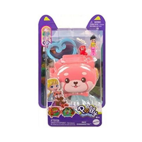 Picture of Mattel Polly Pocket Mini: Pet Connects - Squirrel Compact Playset (HKV49)