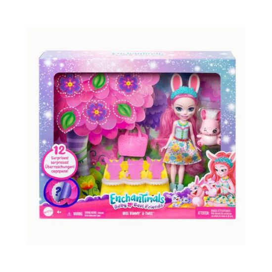 Picture of Mattel Enchantimals: Baby Best Friends - Bree Bunny & Twist (HLK85)