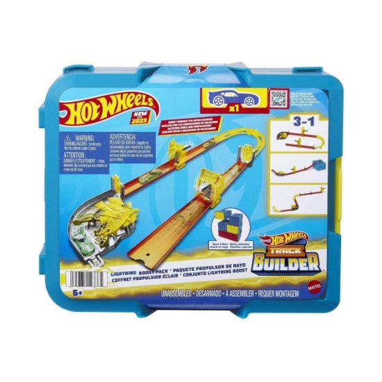 Picture of Mattel Hot Wheels Track Builder - Lightning Boost Pack (HMC03)