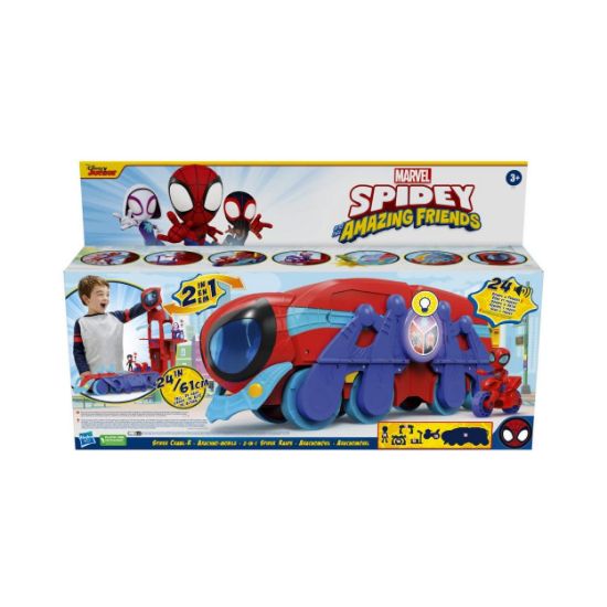 Picture of Hasbro Disney Junior Marvel: Spidey and his Amazing Friends - Spider Crawl-R (61cm Vehicle) (F3721)