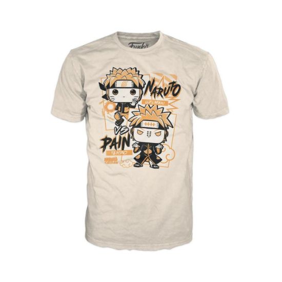 Picture of Funko Boxed Tee: Naruto Shippuden - Naruto vs Pain T-Shirt (S)