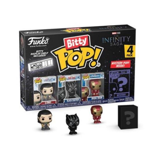 Picture of Funko Bitty Pop! 4-Pack: Marvel The Infinity Saga - Loki Vinyl Figures