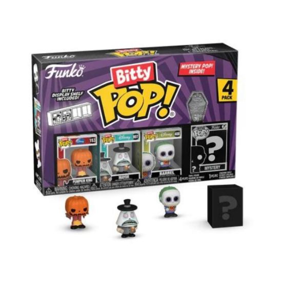 Picture of Funko Bitty Pop! 4-Pack: Disney The Nightmare Before Christmas 30th - Pumpkin King Vinyl Figures
