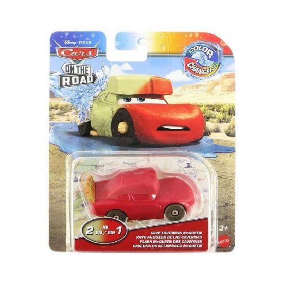 Picture of Mattel Disney Cars On the Road: Color Changers - Cave Lightning McQueen Vehicle (HMD67)
