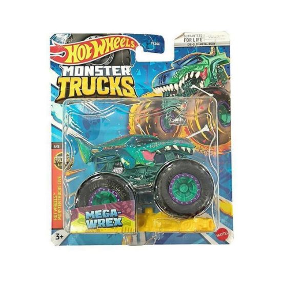 Picture of Mattel Hot Wheels Monster Trucks - Mega-Wrex Die-Cast Vehicle (HNW29)