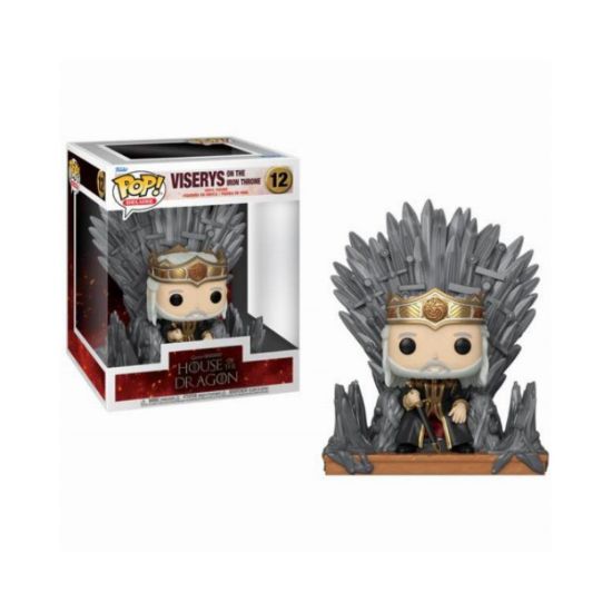 Picture of Funko Pop! Deluxe Game of Thrones: House of the Dragon - Viserys on the Iron Throne #12 Vinyl Figure