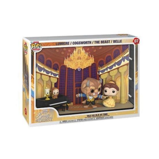 Picture of Funko Pop! Moment Deluxe: Disney Beauty and the Beast - Tale as Old as Tim (Lumiere/Cogsworth/The Beast/Belle) #07 Vinyl Figures