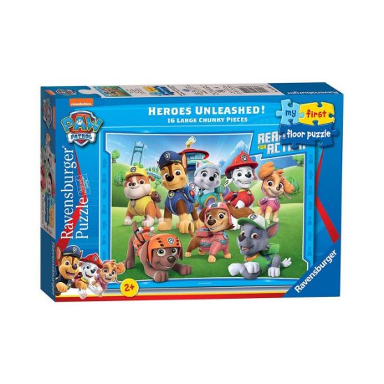 Picture of Ravensburger Puzzle: Paw Patrol Ready For Action - 16 Large Chunky Pieces Floor Puzzle (16pcs) (03155)