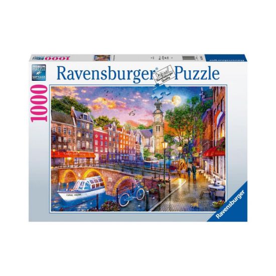 Picture of Ravensburger Puzzle: Amsterdam (1000pcs) (19945)