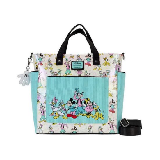 Picture of Loungefly Disney 100th: Mickey & Friends Classic AOP Convertible Tote Bag (WDTB2889)