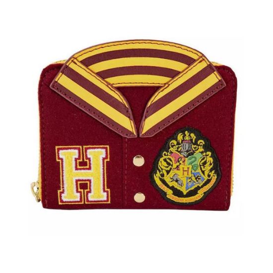 Picture of Loungefly Warner Bros: Harry Potter - Gryffindor Varsity Zip Around Wallet (HPWA0162)