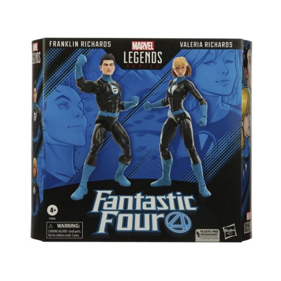 Picture of Hasbro Fans Marvel Legends Series: Fantastic Four - Franklin Richards and Valeria Richards Action Figures (2-Pack) (15cm) (F7035)