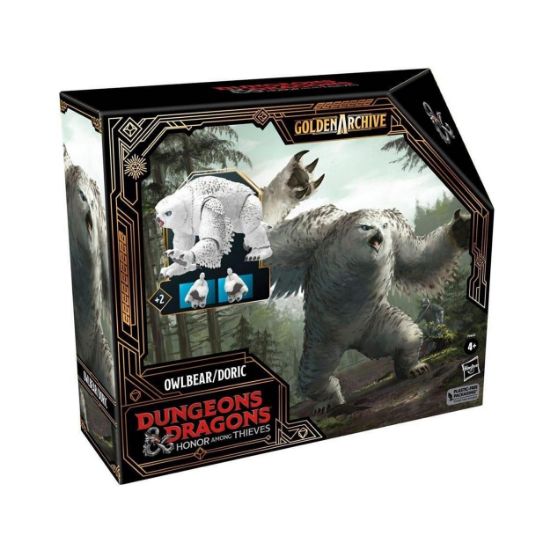 Picture of Hasbro Fans Dungeons & Dragons Honor Among Thieves: Golden Archive - Owlbear/Doric Action Figure (9") (F6630)