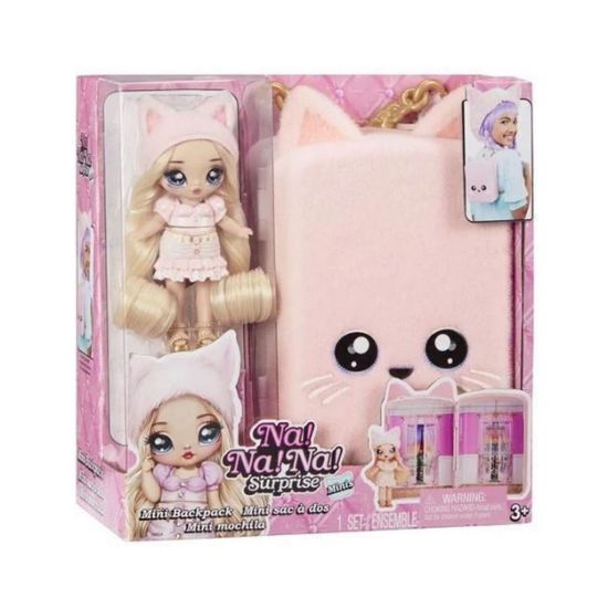 Picture of MGA Na! Na! Na! Surprise Minis - Pink Mini Backpack (590392EUC)