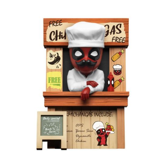 Picture of BK MEA Marvel: Deadpool - Deadpool’s Chimichangas Store Diorama Figure (8cm) (MEA-027)
