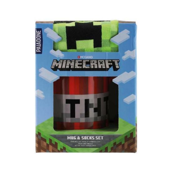 Picture of Paladone Minecraft - 3 Pair of Odd Socks (PP9471MCF)