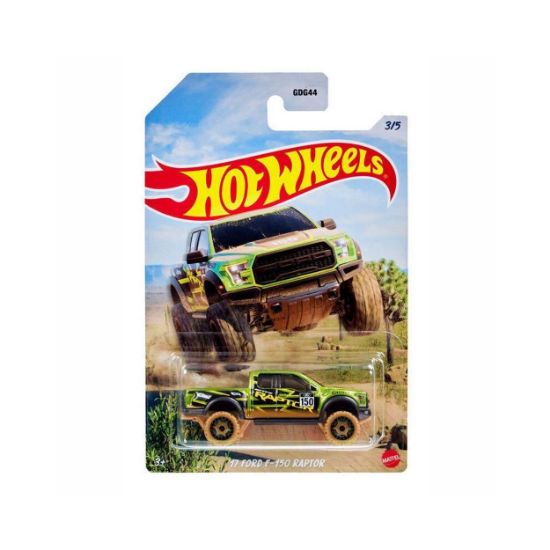 Picture of Mattel Hot Wheels: Baja Cars 4X4 - 17 Ford F-150 Raptor (HLK22)
