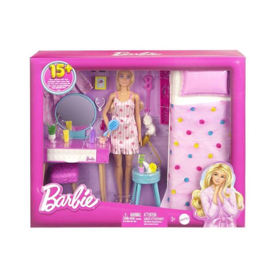 Picture of Mattel Barbie: Bedroom with Doll (HPT55)