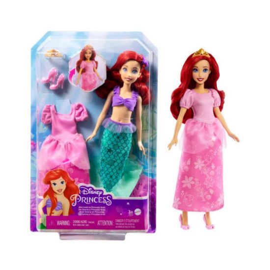 Picture of Mattel Disney: Princess - 2-in-1 Mermaid to Princess Ariel Doll (HMG49)