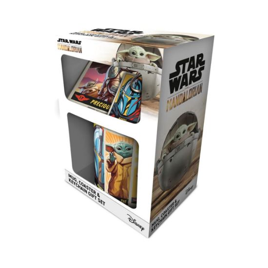 Picture of Pyramid Disney: Star Wars The Mandalorian (S2) - Mug, Coaster & Keychain Gift Set (GP86462)