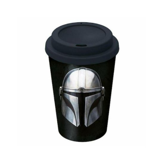 Picture of Stor Star Wars - The Mandalorian Small Plastic Double-Walled Coffee Tumbler (390ml)