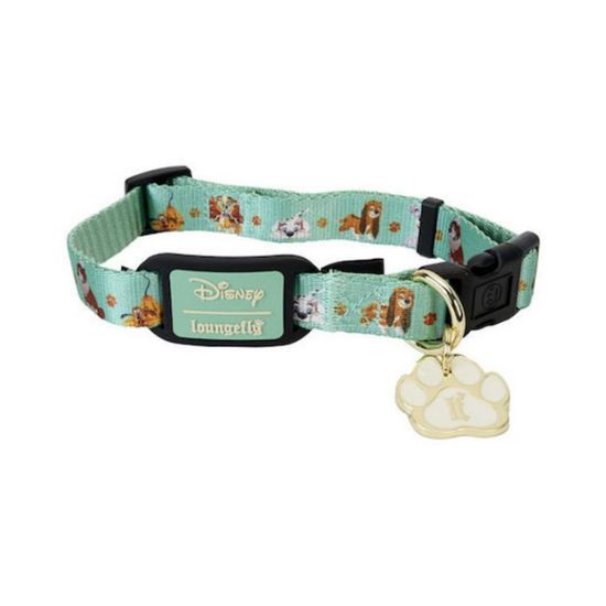 Picture of Loungefly Pets Disney: I Heart Disney Dogs - I Heart Dogs Aop Dog Collar (M) (WDPDC0003M)