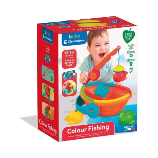 Picture of Baby Clementoni Play For Future Toddler Toy Fishing Set For 12-36 Months