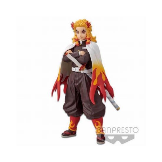 Picture of Banpresto Demon Slayer: Kimetsu No Yaiba - Kyojuro Rengoku (Ver.B) Statue (17cm) (88583)