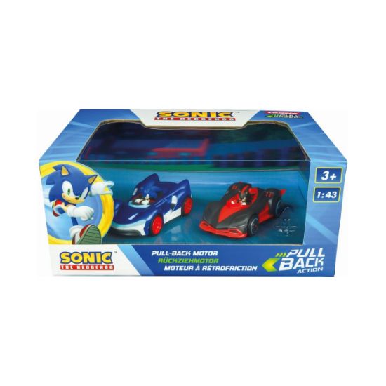 Picture of Carrera Pull Speed: Team Sonic Racing - Sonic vs. Shadow Twinpack Pull Back Motor - 1:43 (15813023)