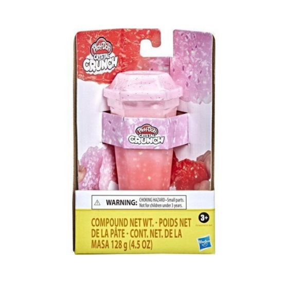 Picture of Hasbro Play-Doh: Crystal Crunch - Red Light Pink Single Can (F5164)