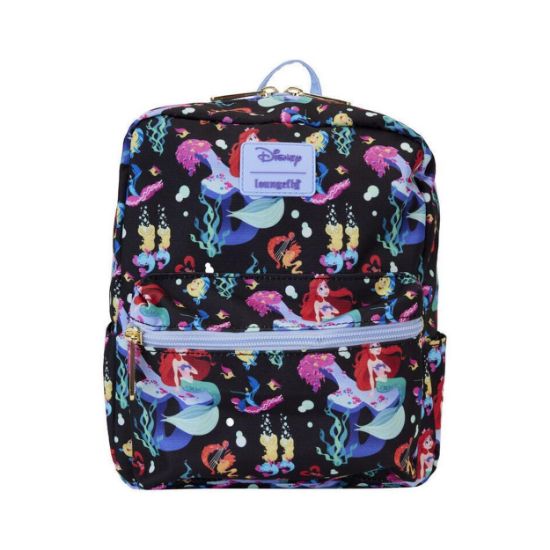 Picture of Loungefly Disney: The Little Mermaid 35Th Anniversary - Life Is The Bubbles Aop Nylon Mini Backpack (WDBK3589)