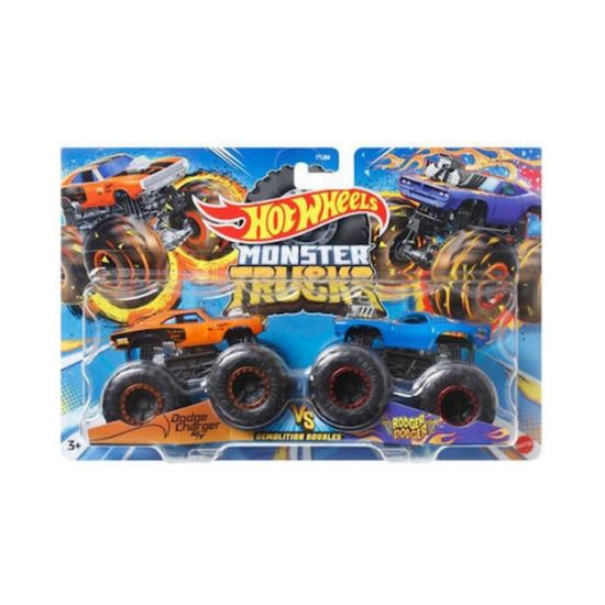 Picture of Mattel Hot Wheels Monster Trucks: Demolition Doubles - Dodge Charger R/T VS Rodger Dodger (HNX30)