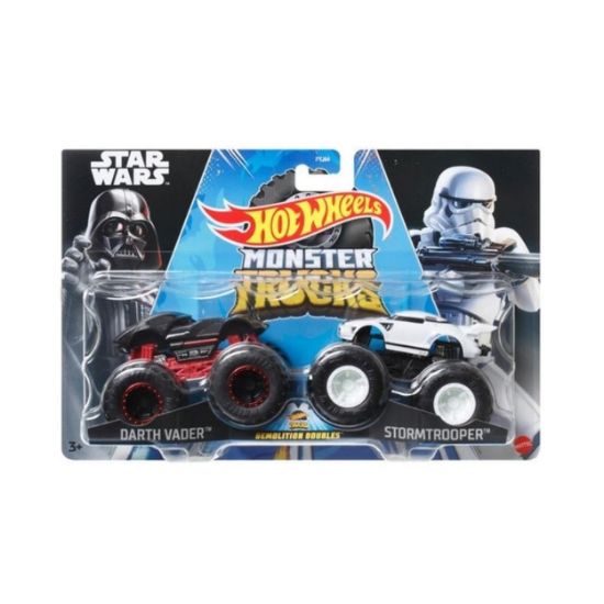 Picture of Mattel Hot Wheels Monster Trucks: Demolition Doubles Star Wars - Darth Vader VS Stromtrooper (HLT59)