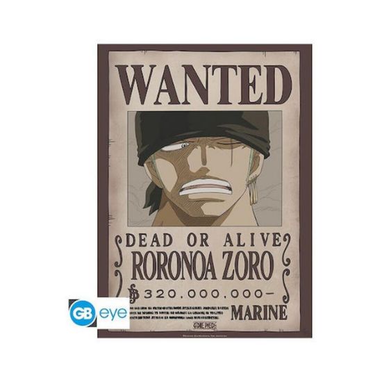 Picture of Abysse One Piece - Wanted Zoro Poster Chibi (52x38cm) (GBYDCO226)