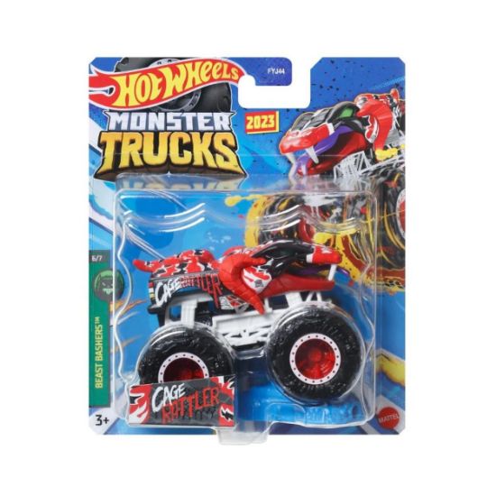 Picture of Mattel Hot Wheels Monster Trucks 2023 - Cage Rattler Die-Cast Vehicle (HLR84)