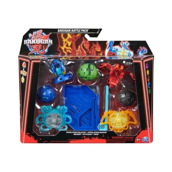 Picture of Spin Master Bakugan: Battle Pack - Special Attack Bruiser/Dragonoid/Hammerhead/Titanium Dragonoid/Nillious (20142085)