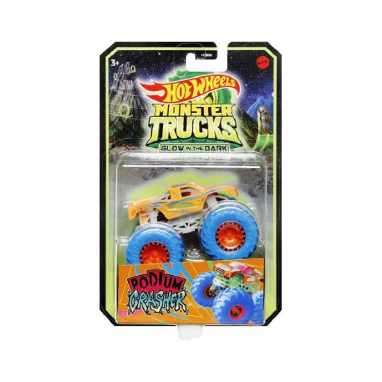 Picture of Mattel Hot Wheels Monster Trucks: Glow in The Dark - Podium Crasher (HWC84)