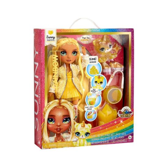 Picture of MGA Rainbow High: Sunny Madison - (Yellow) Doll & Slime (120186-EU)