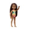 Picture of  Mattel Barbie®: Club Chelsea Beach - Popsicle Swimsuit Dark Skin Doll (GHV56)