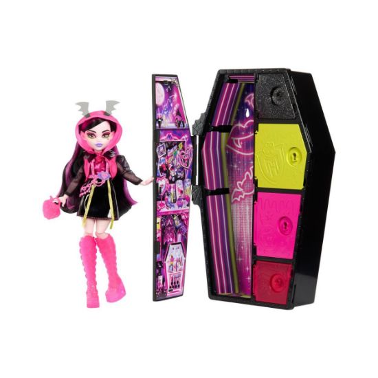 Picture of Mattel Monster High: Skulltimate Secrets Neon Frights - Draculaura® Doll (HNF78)