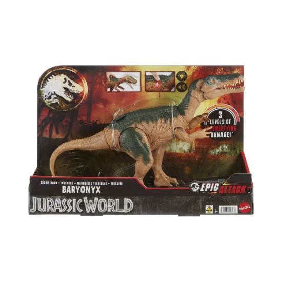 Picture of Mattel Jurassic World: Epic Attack - Chomp Back Baryonyx (HTP68)