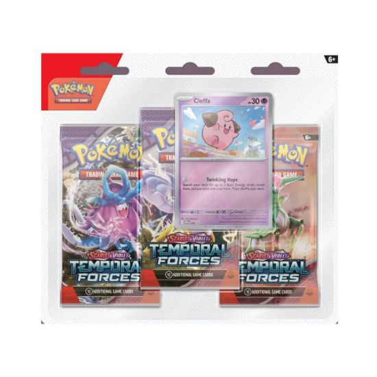 Picture of Pokemon TCG Scarlet & Violet: Temporal Forces - 3 Booster Packs (Random) (POK856464)