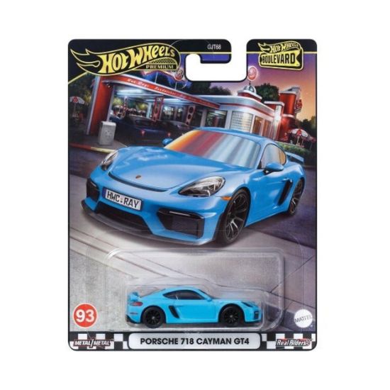 Picture of Mattel Hot Wheels Premium: Boulevard - Porsche 718 Cayman GT4 (HRT71)
