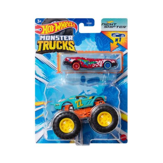Picture of Mattel Hot Wheels: Monster Trucks - Night Shifter 2 Pack (HWN36)