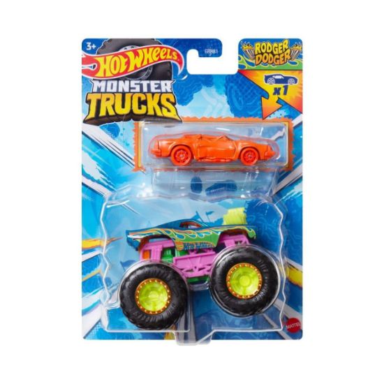 Picture of Mattel Hot Wheels: Monster Trucks - Rodger Dodger 2 Pack (HWN37)